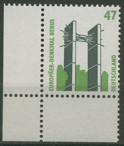 Bund 1997 Sehenswürdigkeiten SWK 1932 Ecke 3 postfrisch Briefmarken