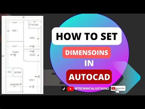 Autocad Dimensions Setting Technical Ustad Youtube