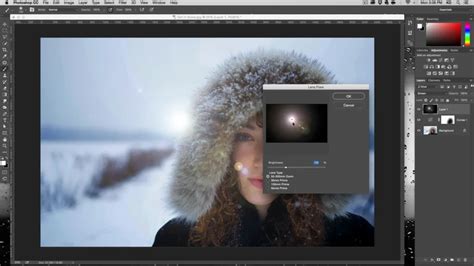 How to use Lens Flares in Photoshop - Photoshop Tutorial