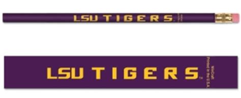 Lsu Tigers Pencil 6 Pack Fan Shop Hq