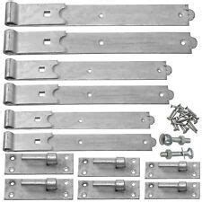 Heavy Duty Part Fully Adjustable Field Gate Hinges Galvanised Fence