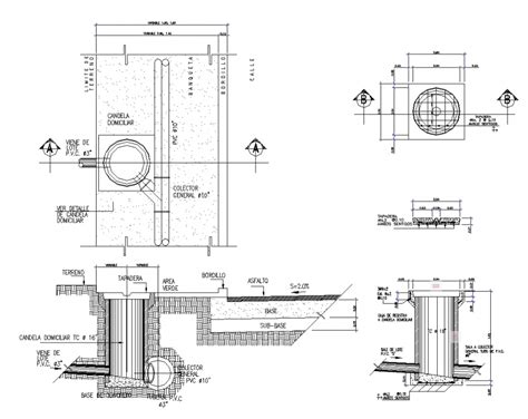 Detail Connection Domiciliary Drainage Drawing In Dwg File Artofit