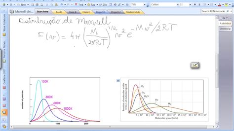 Teoria Cinética dos Gases I Distribuição de Maxwell YouTube