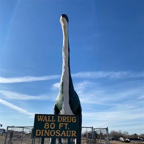 Wall Drug 80ft Dinosaur in Wall, SD (18 Photos)