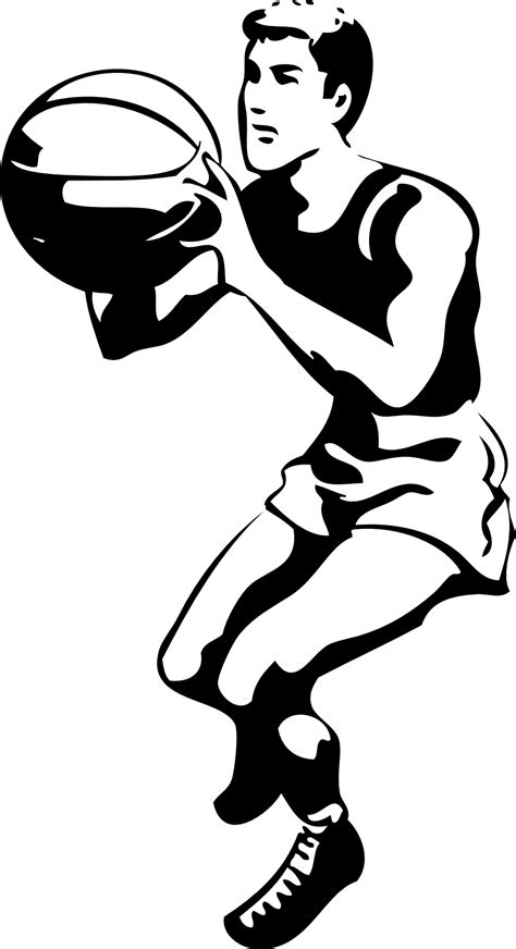 Free Basketball Court Clipart Black And White Download Free Basketball