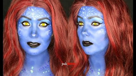 Glam Mystique X Men Makeup Tutorial Jade Madden Youtube