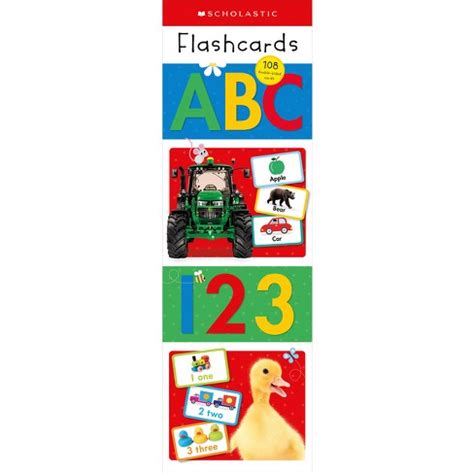 Abc & 123 Flashcard Double Pack: Scholastic Early Learners (flashcards ...