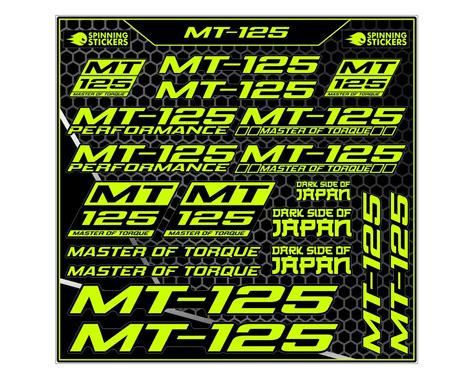 Yamaha Mt Aufklebersatz Spinningstickers