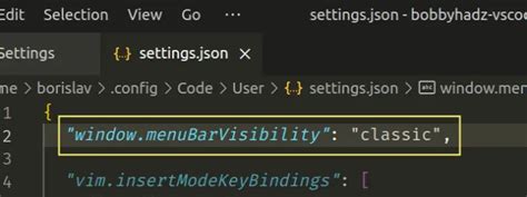 How To Restore Or Hide The Menu Bar In Visual Studio Code Bobbyhadz