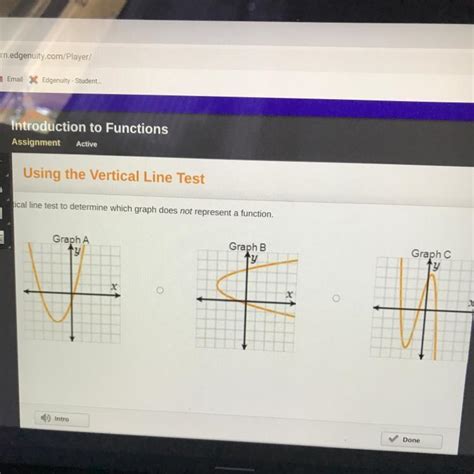 FREE HELP Use The Vertical Line Test To Determine Which Graph Does