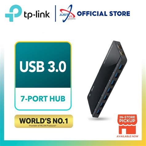 TP LINK UH720 USB 3 0 7 PORT HUB WITH 2 CHARGING PORTS Shopee Malaysia