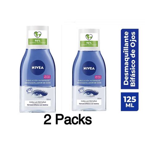 Nivea Desmaquillante Bifasico De Ojos Con Flor De Aciano Ml