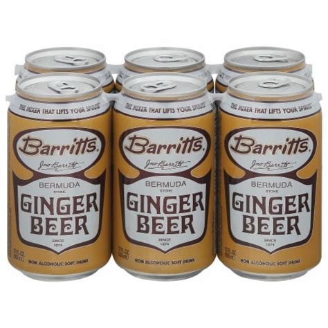 Barritts® Ginger Beer 6pk 6 Cans 12 Fl Oz Kroger