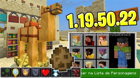 Minecraft Pe 1 19 50 22 Camelos Com Nova Animação Paridades E Mais