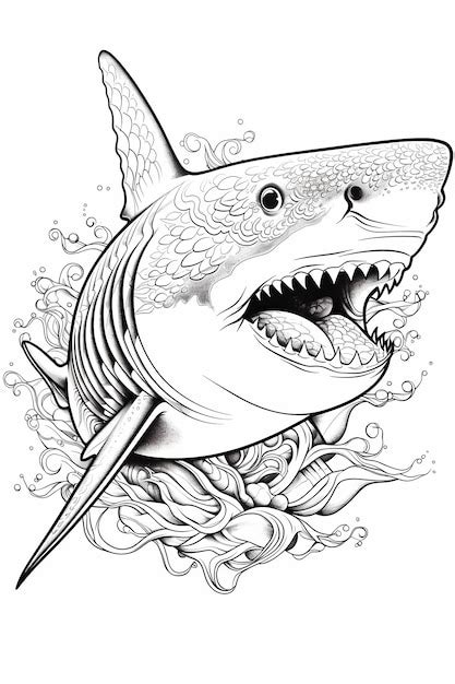 Page Images De Tatouage Requin T L Chargement Gratuit Sur Freepik