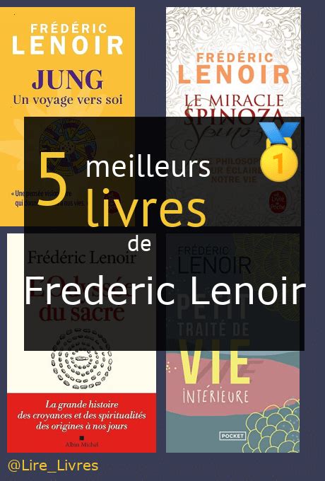 Les Meilleurs Livres De Fr D Ric Lenoir Comparatif