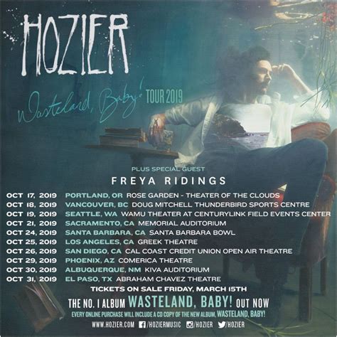 New North American Tour Dates Announced - Hozier