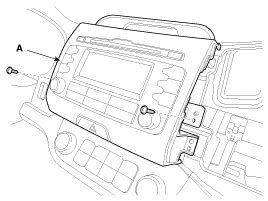 Kia Sportage Audio Unit Repair Procedures Audio Body Electrical