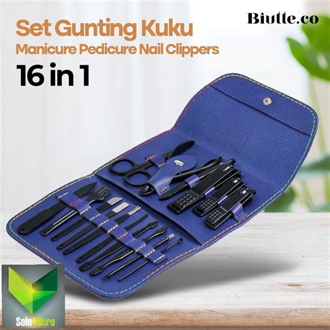 Jual Biutte Co Set Gunting Kuku Manicure Nail Clippers Pedicure Kit 16