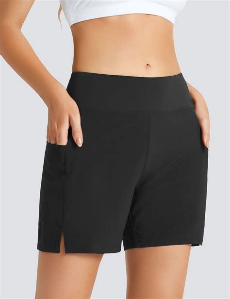 Baleaf Womens Laureate Upf 50 High Rise Board Shorts Baleaf Sports