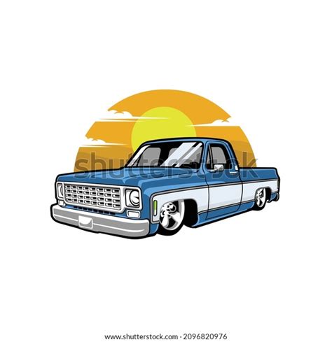 23 Lowered Truck Silhouette Images, Stock Photos & Vectors | Shutterstock