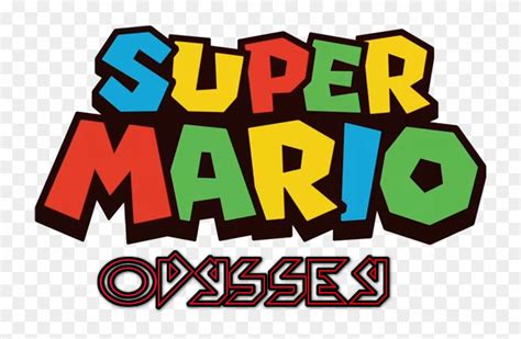 Super Mario Odyssey Logo Png Graphic Design Clipart 927769 Pikpng