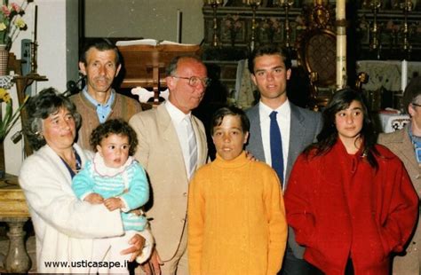 Ustica Famiglia Lauricella E Il Padrino Prof Pollono Il Giorno Delle