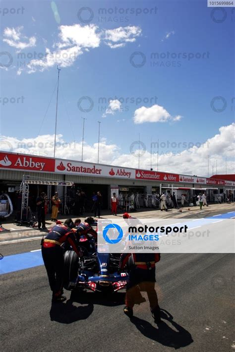 Sebastien Bourdais FRA Scuderia Toro Rosso STR03 In The Pits Formula