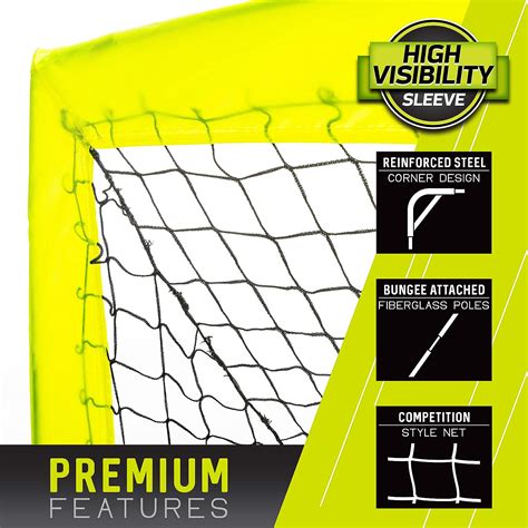 Franklin Sports Blackhawk Backyard Soccer Goal Portable Pop Up Soccer Nets Youth Adult