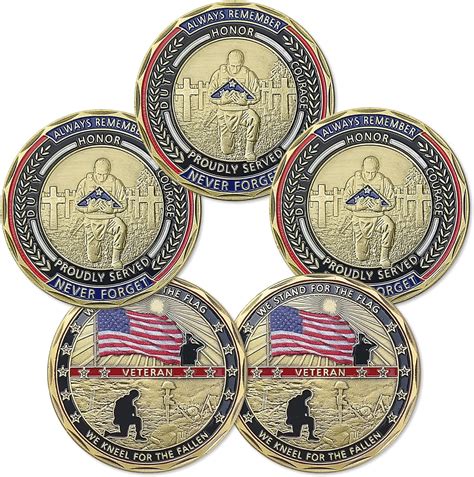 Amazon United States Veterans Challenge Coin Bulk Pack Of