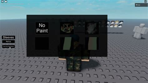 Roblox Testing The Face Paint Camouflage Gui I Made Youtube