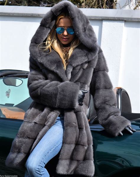 Gabriel Pisani Graphite Royal Saga Mink Fur Coat Clas Of Sable