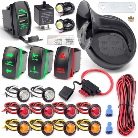 Amazon Universal Atv Utv Sxs Turn Signal Street Legal Blinker Kit