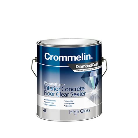 DiamondCoat Polyurethane Interior Concrete Floor Clear Sealer – Crommelin