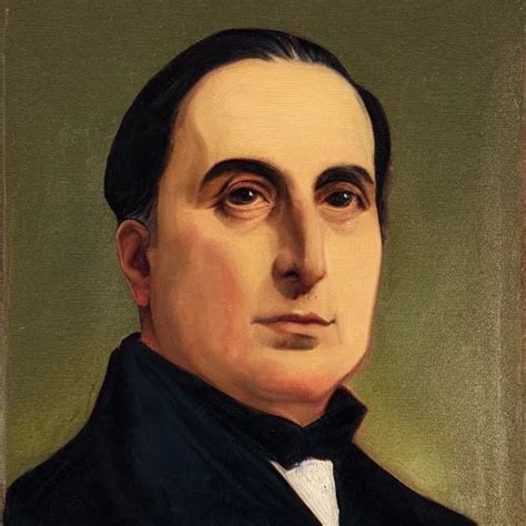 Portrait Of Julius Evola In The Style Of The Hudson Stable Diffusion