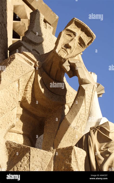 Leidenschaft Fassade Gaudi S Temple De La Sagrada Familia Barcelona