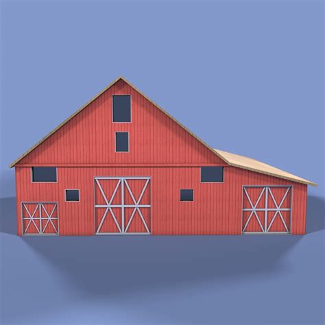 3d model farm house