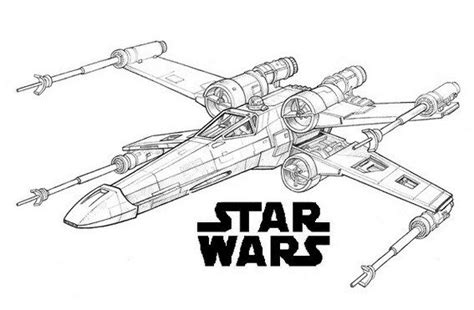 coloring page x wing Top 7 x wing fighter coloring pages for star wars fans - TAMAN ILMU