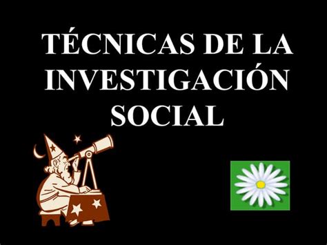 Técnicas De Investigación Social Ppt