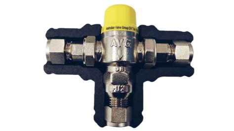 Avg Tempering Valve Yellow Cap 15mm