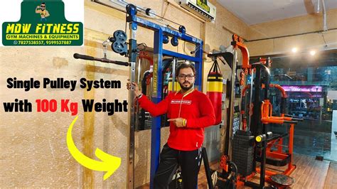 Single Pulley System For Home Gym Youtube