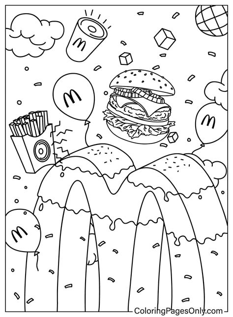 20 Páginas para colorir do McDonald s ColoringPagesOnly