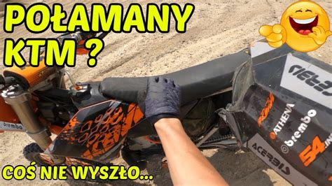 POŁAMANY KTM Gleba na JEDNYM KOLE Konrad prowadzi odcinek ten to