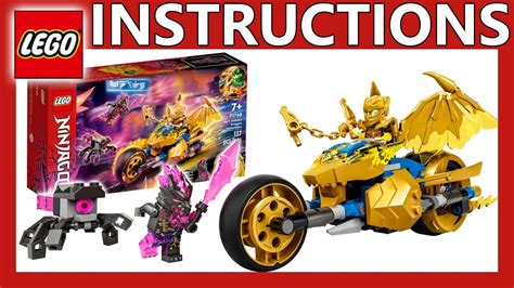 LEGO Instructions Jay S Golden Dragon Motorbike 71768 LEGO