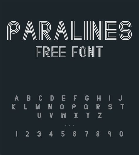 PARALINESFREE FONT | Behance