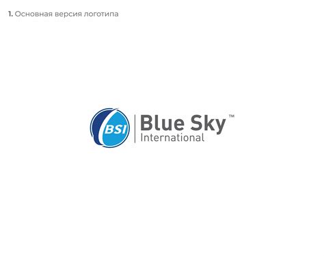 "Blue Sky International" logo design on Behance