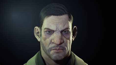 Artstation Dishonored 2 Fanart Real Time Bust