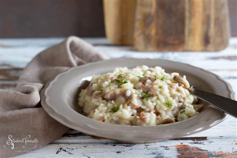 Risotto Funghi E Speck Cremoso Ricetta Primo Piatto