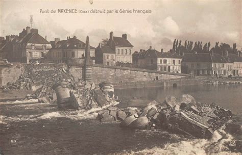 Pont De Maxence Detruit Par Le Genie Cartorum