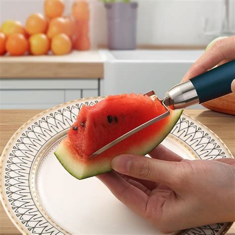 Stainless Steel Watermelon Cutter 2024 Upgraded Fruits Cutter Carving